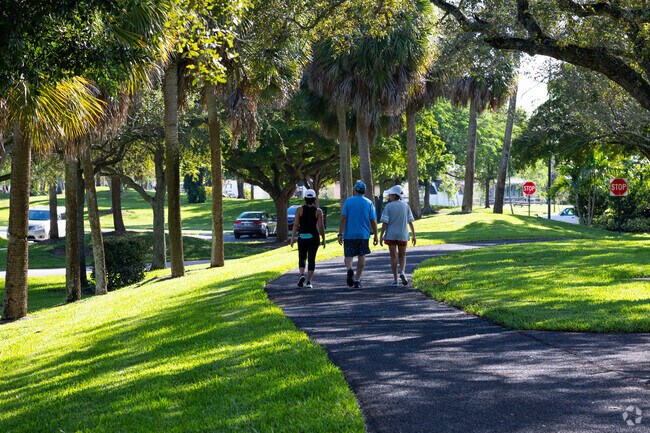 Walking trails at Welleby Park offer a peaceful route for daily exercise and fresh air.
