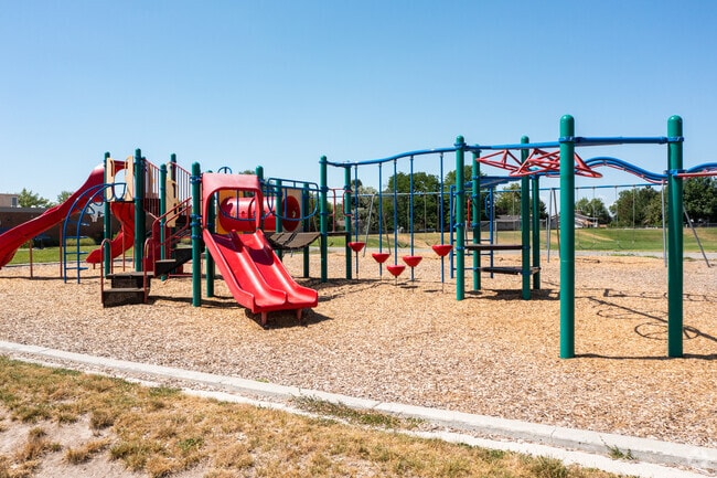 East Sandy School playground keeps students active during recess in Sandy, UT.