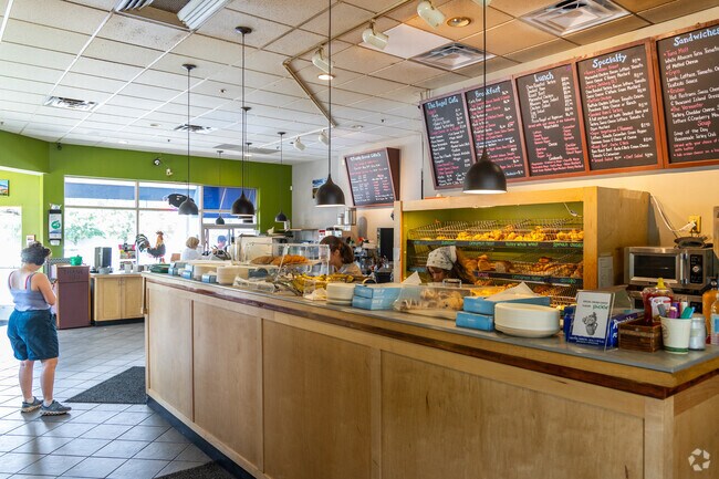 You can find a wide variety of delicious bagels and coffee at The Bagel Cafe in Appletree Point.