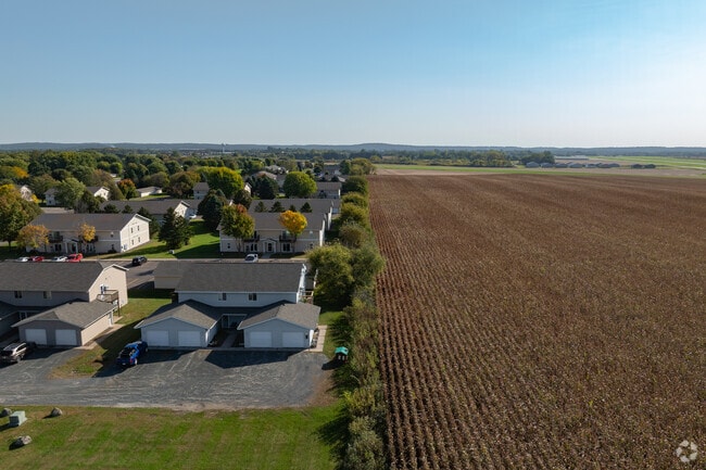Osceola subdivisions are often bordered by farmland and open space.