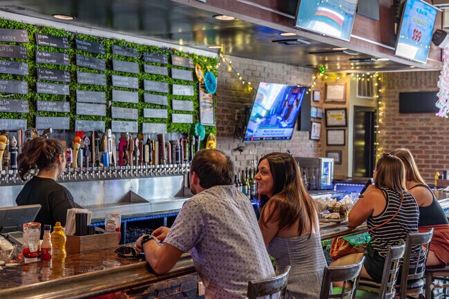 The Yard is a popular bar located in the second floor of a market square building.