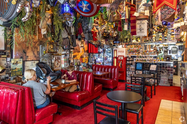 Capitol Theatre Coffee & Ice Cream Parlor offers many movie-themed ice cream creations.