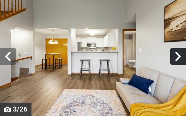 Dinning area and kitchen