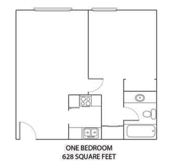 1BR/1BA
