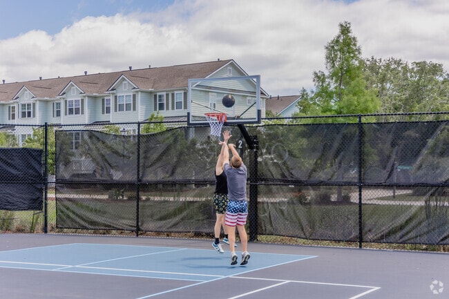 Shoot hoops with friends on the courts at Oyster Point in Mount Pleasant.