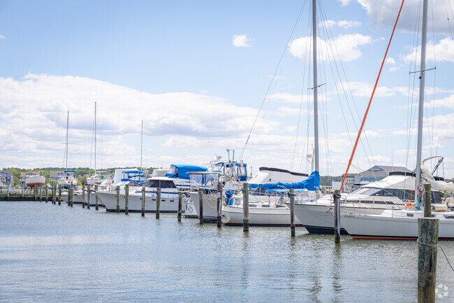 There are many marinas like Cedar Point Marina for residents to dock their boats in Kent Narrows, MD.