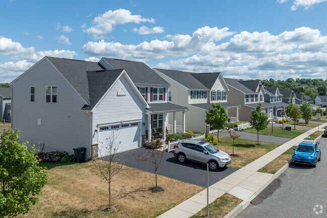 Most newer communities in New Hanover have large front and back yards.