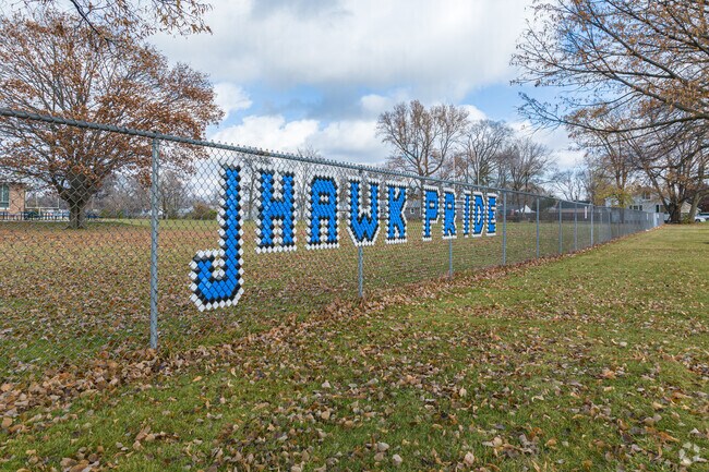 Jefferson Middle School showcases their J Hawk Pride in Aurora, IL.