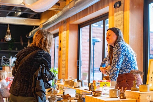 Locals can shop for unique hand crafted items at Sweets & Santa.