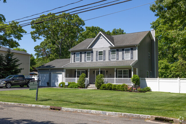 The newer homes in Terryville represent an amalgamation of architectural styles.