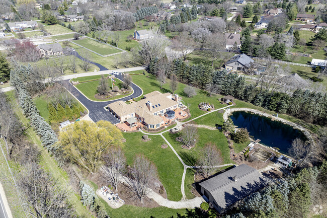 Large extravagant homes with acreage are part of make Wayne exclusive.
