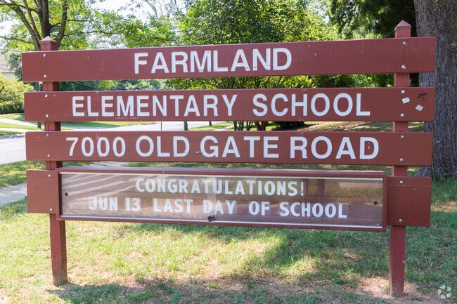 Farmland Elementary School is located in North Bethesda, MD.