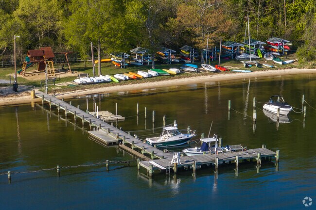 Swing by olde Severna Park Community Beach for a nice day on the water.