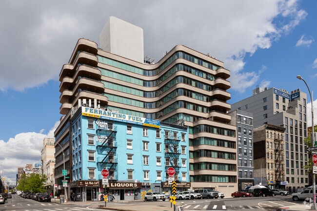 208 Delancey Street, as designed by Oda is a crucial building in the heart of Lower East Side.