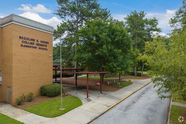 Bazoline E. Usher/Collier Heights Elementary School is on 631 Harwell Rd NW, Atlanta, GA 30318.