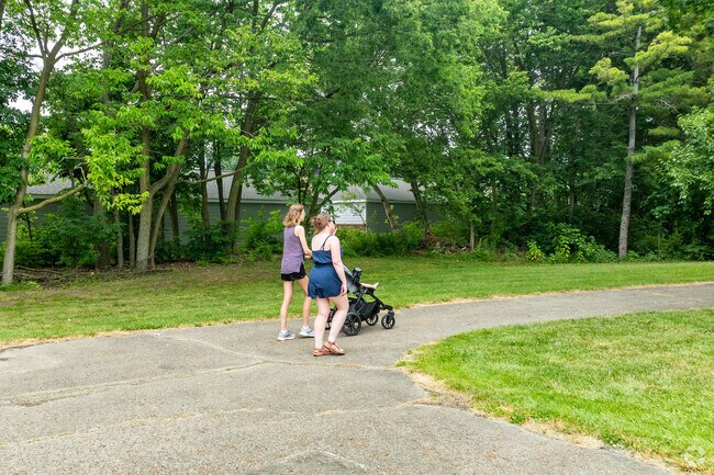 Brookside Woods Park near Brookside Colony features walking trails.