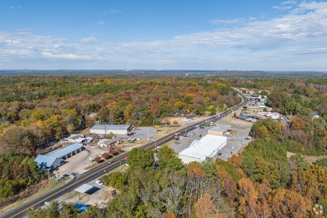 Landmark’s Hwy 367 offers dining, shopping and essential services.