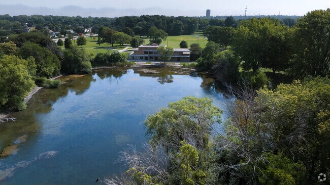 Evening strolls can be enjoyed around the duck pond at Wilson Park in Southpoint.