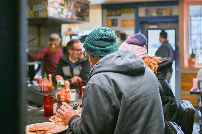 You'll find great food and good conversation at Good Truckin' Diner in REO Town, by Moores Park.