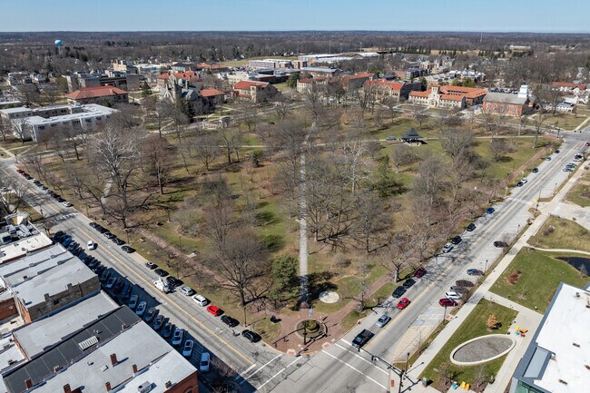 Tappan Square, residing in the heart of Oberlin, hosts concerts, events, and political rallies.