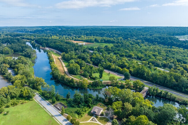 Enjoy a peaceful walk along the canal on the 5 mile paved walking path boarding West End.
