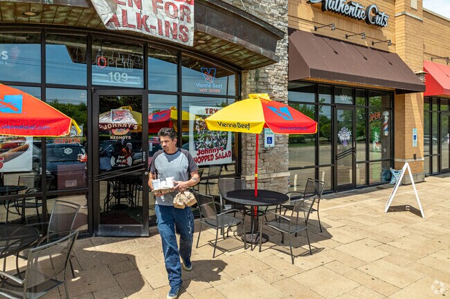 Johnny’s Red Hots is a local favorite for Chicago hot dogs and more.