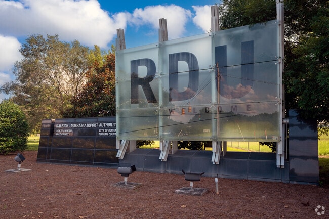 RDU Airport is about 9 miles from Eastern Durham.