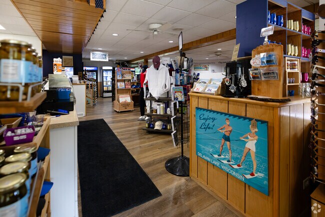 Delavan Lake Store has been selling food, local products, and gifts since 2016.