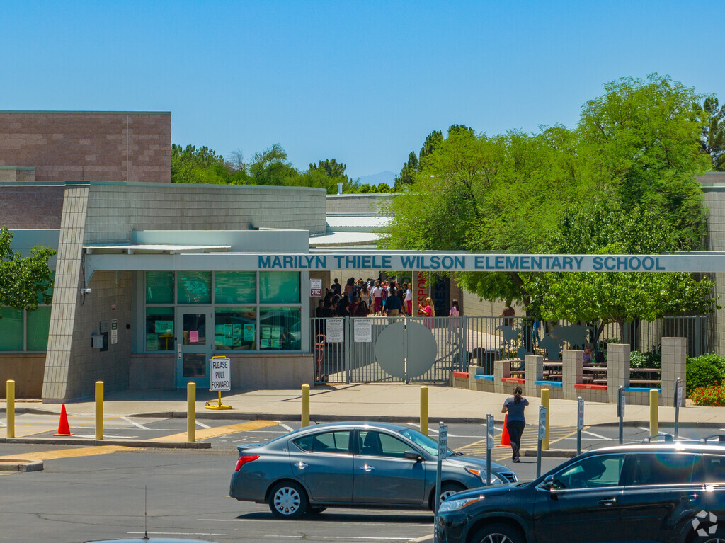 Wilson Elementary School is secured and gated.