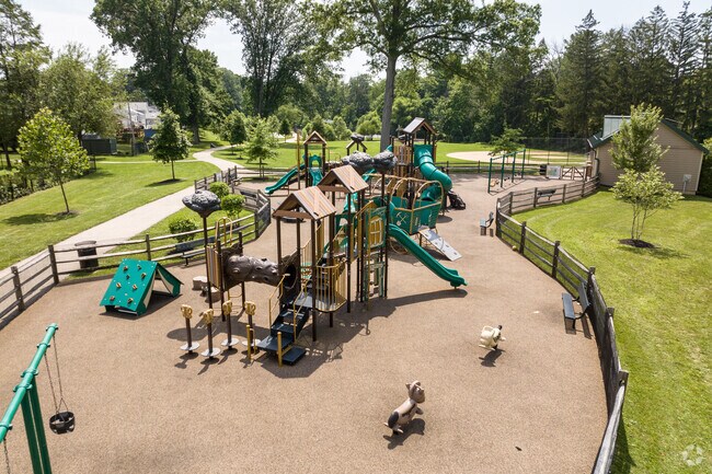 Clem MacRone Memorial Park offers trails and playgrounds in Rosemont.
