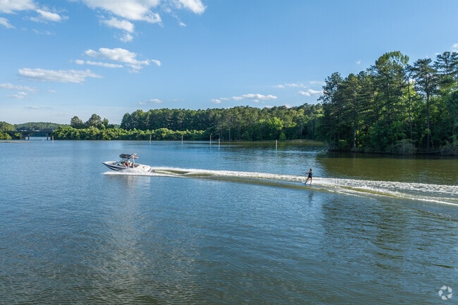 Residents in Cedarcrest take advantage of all Lake Allatoona from Proctor Landing Park.