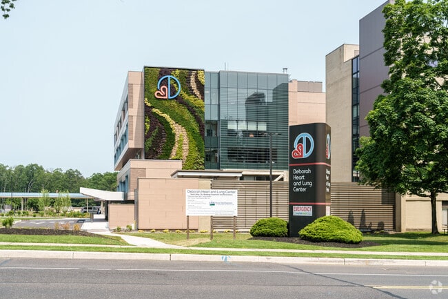 A green wall at Deborah Heart and Lung Center in Browns Mills shows its commitment to clean air and sustainability.
