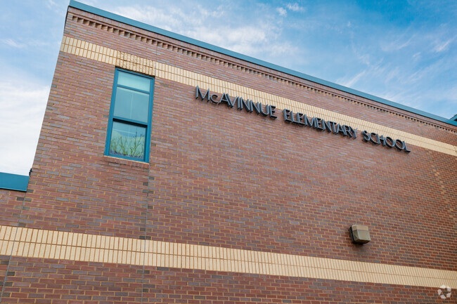 Joseph McAvinnue Elementary School students receive a public education.