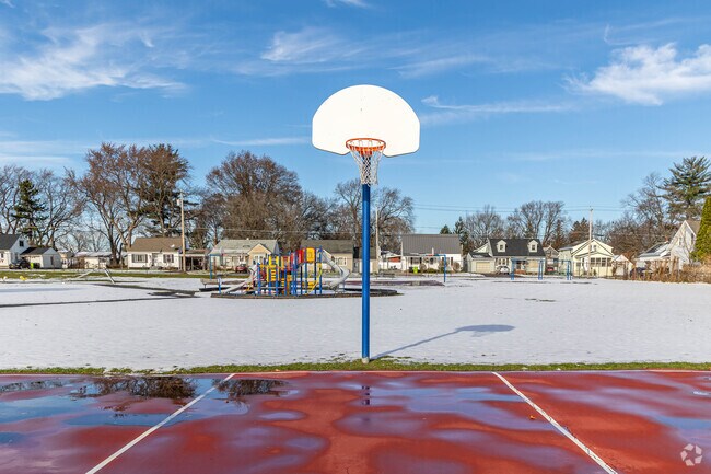 Play a round of basketball at Richfield Park in Mattydale.