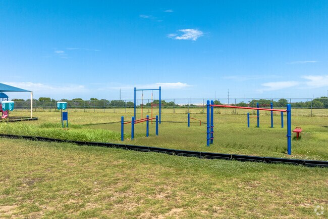 Cesar Chavez Primary School in Forth Worth offers different area for students to exercise.