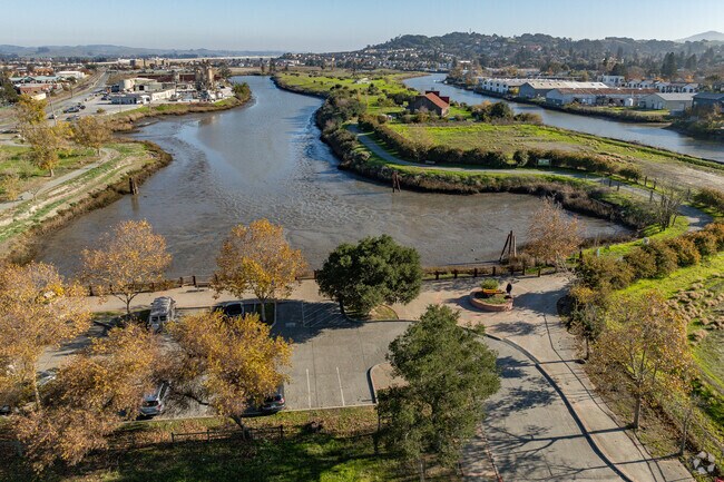 McNear Channel in Steamer Landing Park offers Waterfront residents ample open space to enjoy.