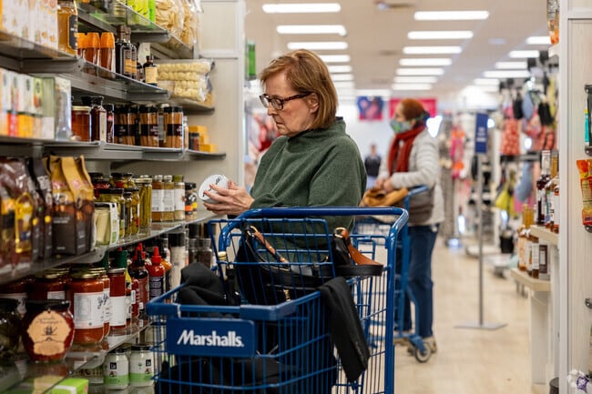 Residents of Reminderville shop for bargains at the Marshall's Store in The Marketplace at Four Corners.