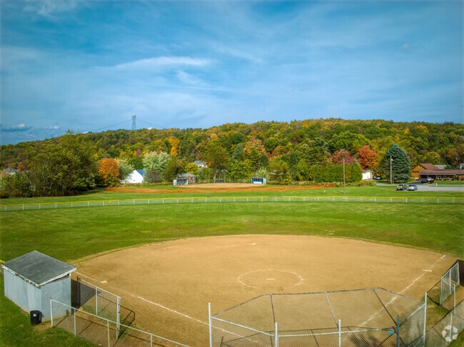 Conway community baseball fields host summer little league games.