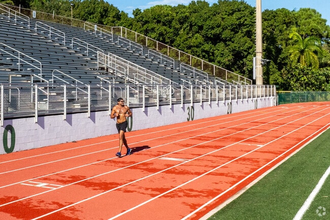 Those looking for a great running track near Metro Park can use Fort Myers High School's track.