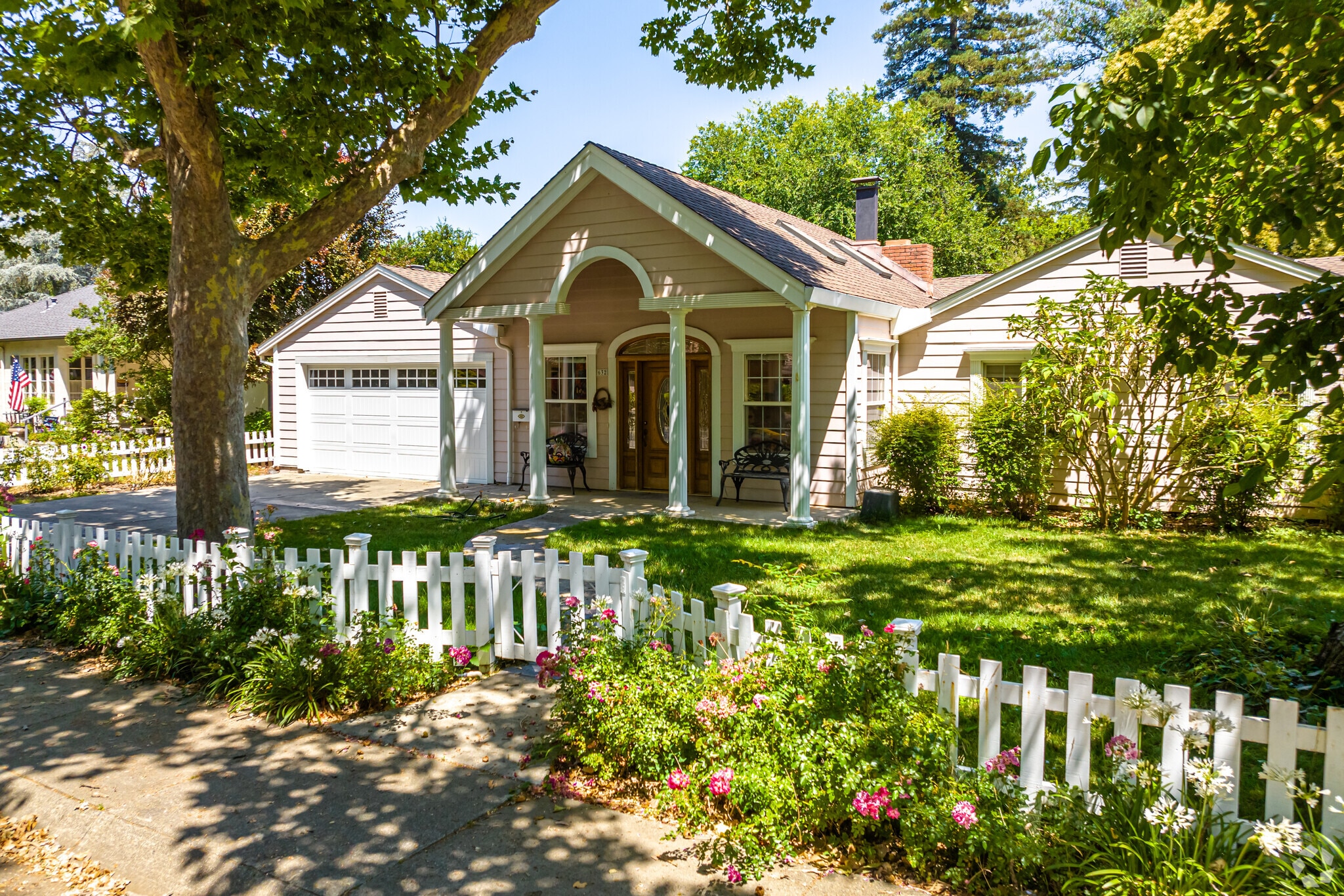 Downtown Davis has comparable aesthetics to one of its famous neighbors.