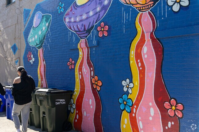 Beautiful murals a found all throughout Dayton and Princeton Heights.