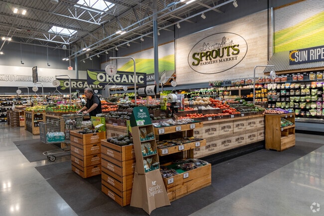 Sprouts farmers market is the place for fresh produce in Silver Falls.