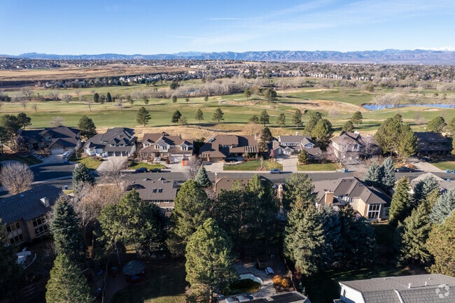Heritage Greens neighborhood shares a border with the South Suburban Golf Course.