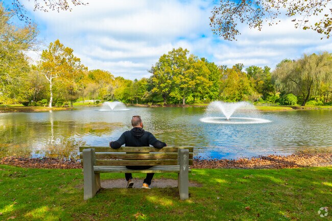 Shaded trails near Skunk Hollow park offer quiet walks under mature trees.