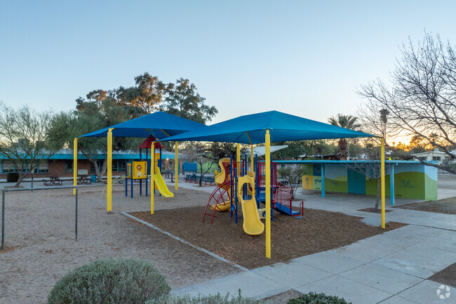 There's plenty of different playground equipment for students to enjoy at W Arthur Sewell.