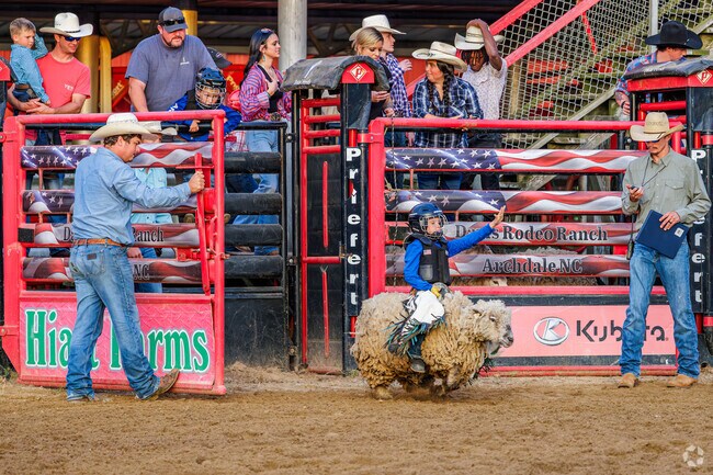 Frazier Marsh residents enjoy Mutton Bustin at Boot Barn Wild West Wednesdays at Davis Ranch.
