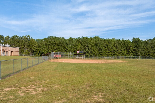 Lena Mae Moses Middle School has vast greenspace for recreational use.