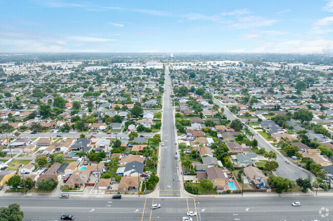 An overview look of South Pomona, Ca.