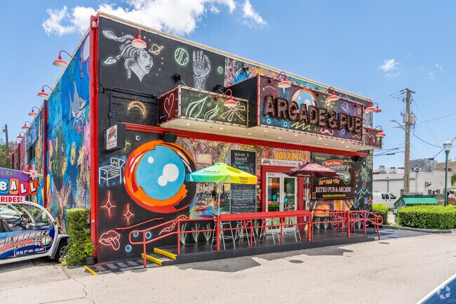 The Silverball Retro Arcade and ball is a popular activity to do in Downtown Delray Beach.