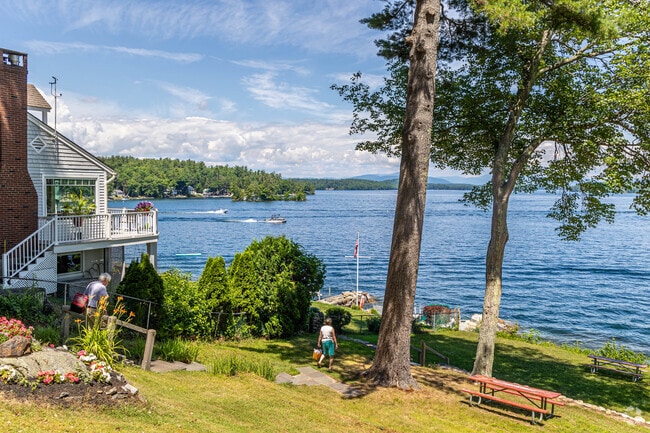 Lakefront homes in Gilford give incredible views of Lake Winnipesaukee.